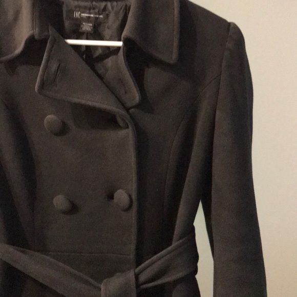 INC international concepts Black Coat - Picture 2 of 5